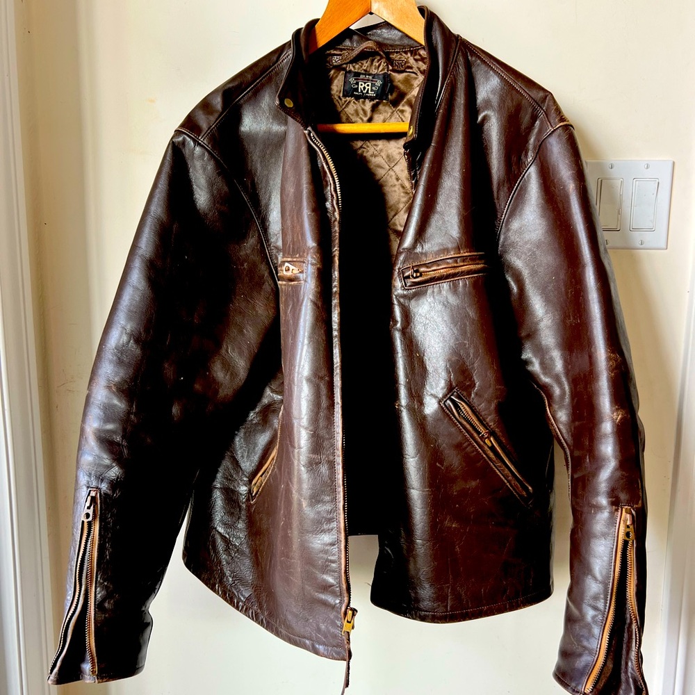*VINTAGE* Ralph Lauren RRL Motorcycle Jacket XL
